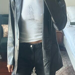 Women's Black Leather Jacket